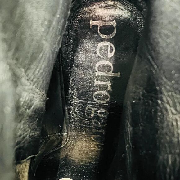 Pedro Garcia Black Suede Ankle Stiletto Heels Booties Size 35.5 - Picture 14 of 14